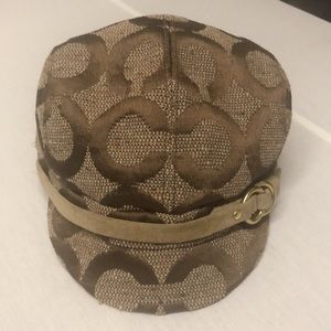 COACH Hat - Tweed Logo Design M/L